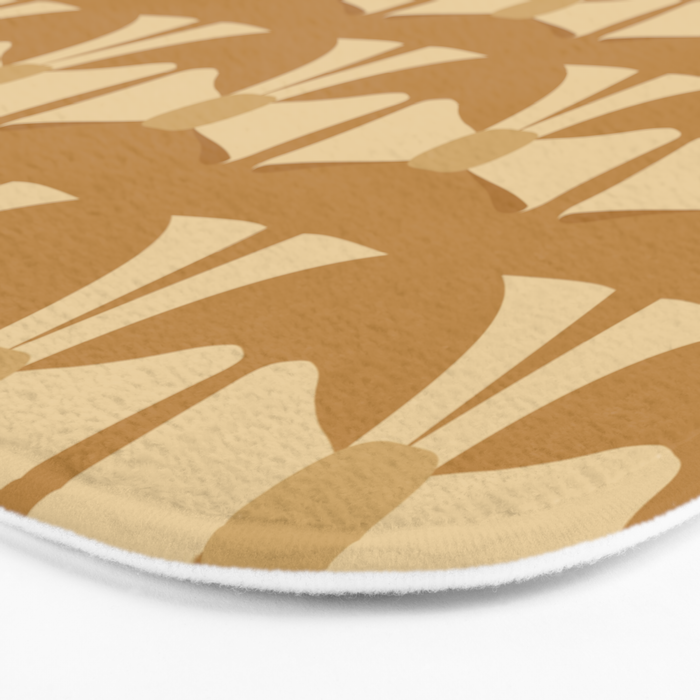 Vintage Bows XIII Orange Bath Mat Gallery Image 3