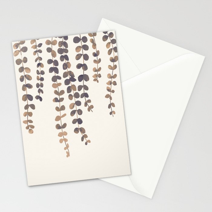 Eucalyptus Watercolor Stationery Card Gallery Image 2