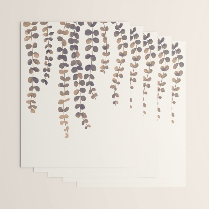 Eucalyptus Watercolor Wrapping Paper Gallery Image 3