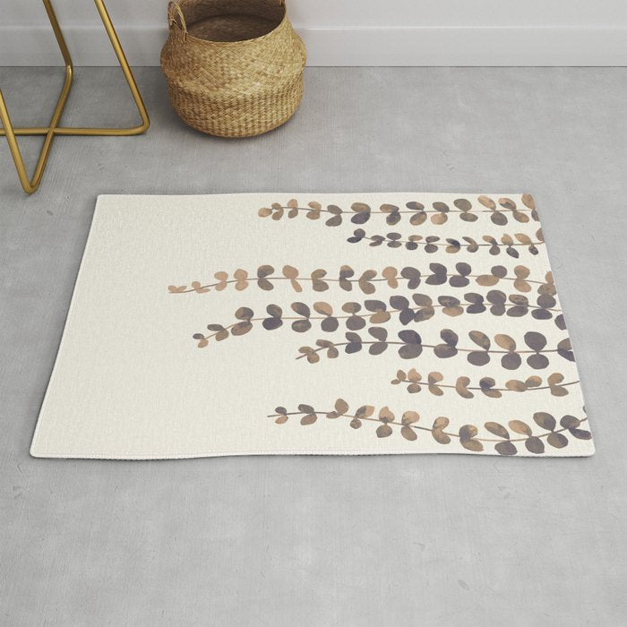 Eucalyptus Watercolor Rug Gallery Image 1