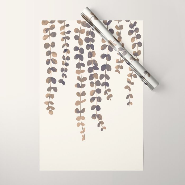 Eucalyptus Watercolor Wrapping Paper Gallery Image 1