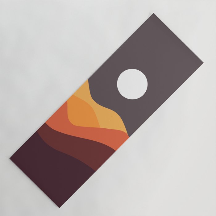 Geometric Landscape 20 Yoga Mat Gallery Image 1