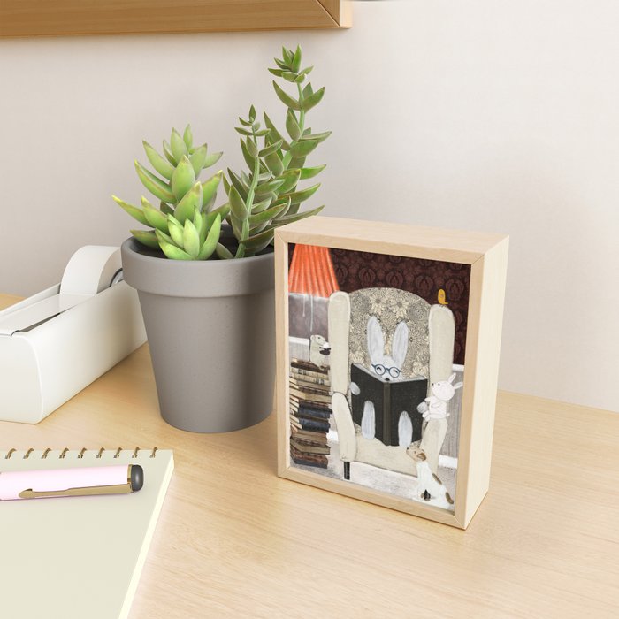 reading time Mini Art Print Gallery Image 2