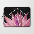 Agave geometrics III - pink Laptop Sleeve Gallery Image 1