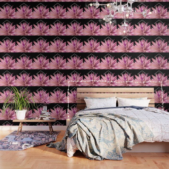 Agave geometrics III - pink Wallpaper Gallery Image 3
