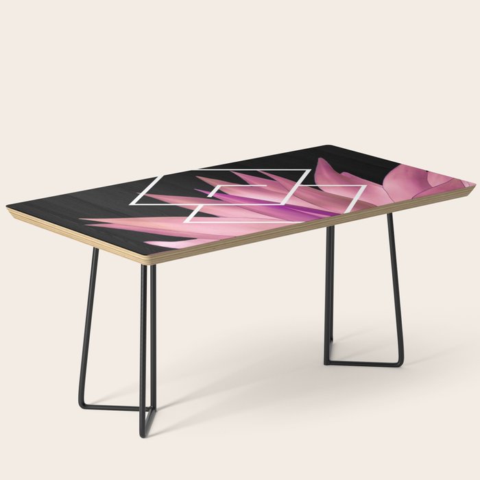 Agave geometrics III - pink Coffee Table Gallery Image 1