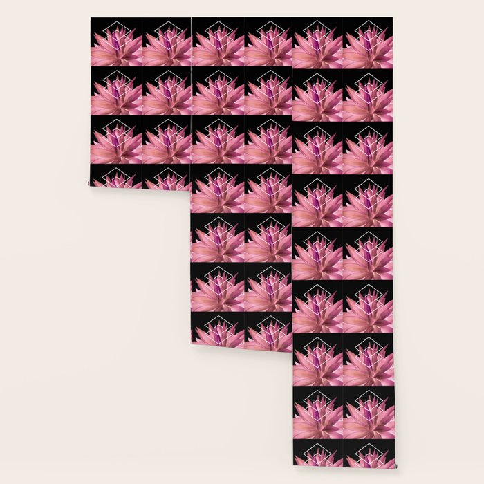 Agave geometrics III - pink Wallpaper Gallery Image 3