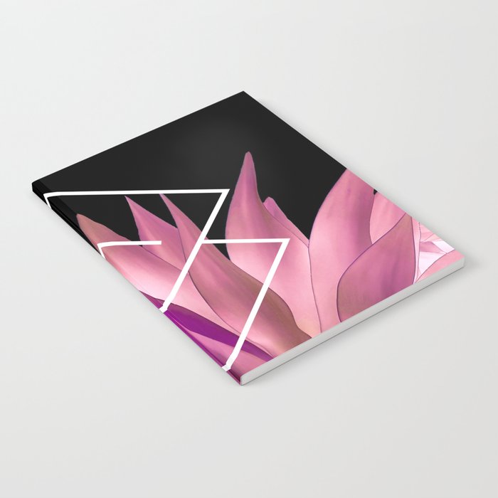 Agave geometrics III - pink Notebook Gallery Image 1