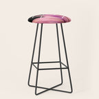 Agave geometrics III - pink Stool Gallery Image 1