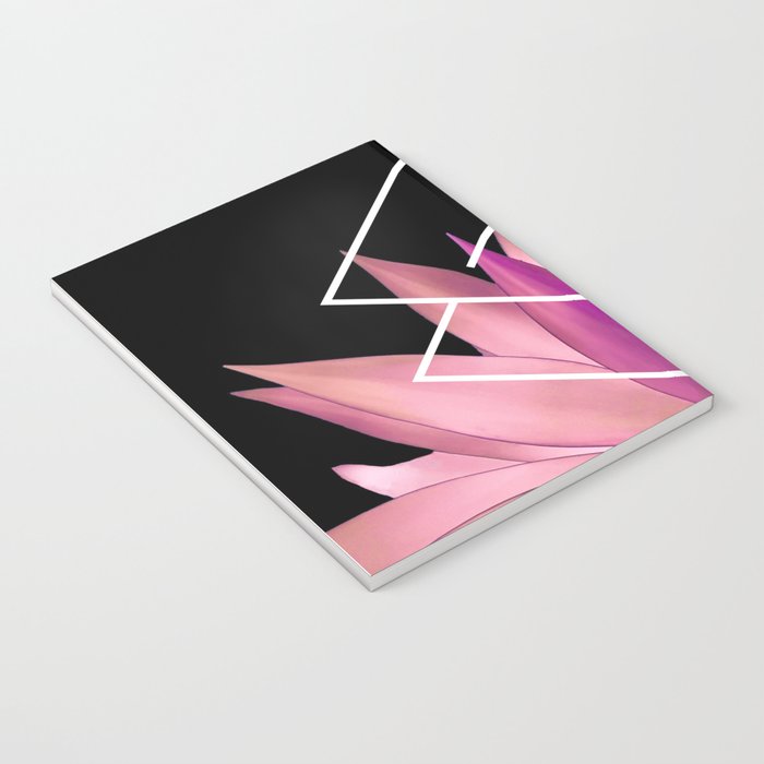 Agave geometrics III - pink Notebook Gallery Image 3