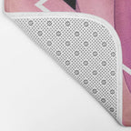 Agave geometrics III - pink Bath Mat Gallery Image 2