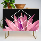 Agave geometrics III - pink Credenza Gallery Image 1