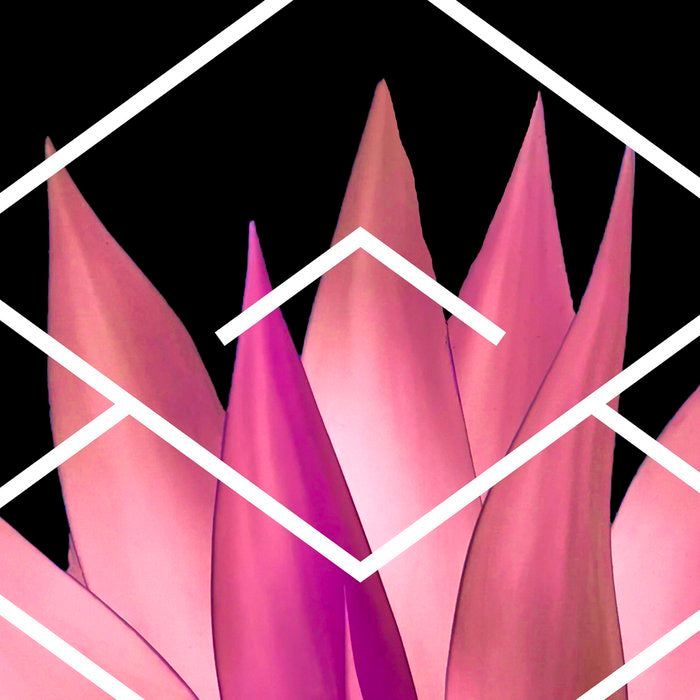 Agave geometrics III - pink Coffee Mug Gallery Image 2