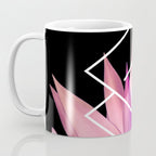 Agave geometrics III - pink Coffee Mug Gallery Image 3