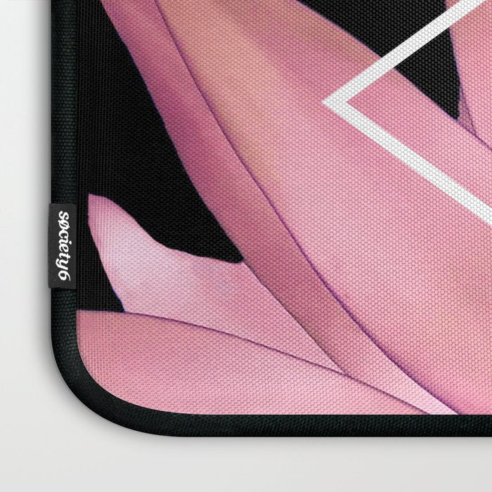 Agave geometrics III - pink Laptop Sleeve Gallery Image 3