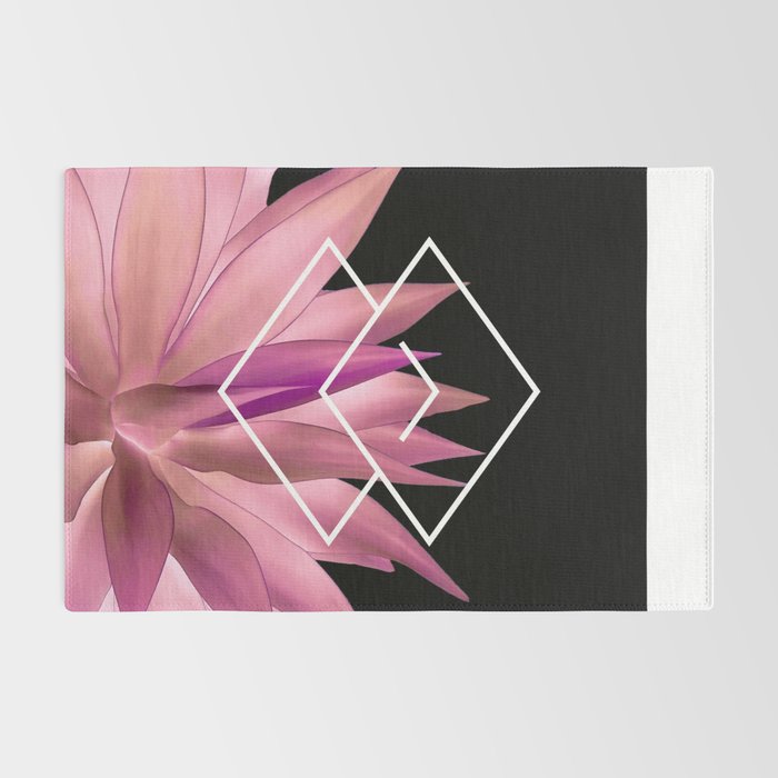 Agave geometrics III - pink Rug Gallery Image 2