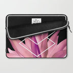 Agave geometrics III - pink Laptop Sleeve Gallery Image 2