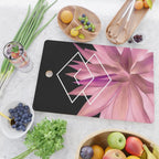 Agave geometrics III - pink Cutting Board Gallery Image 2