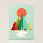 Little Geometric Tipi Stationery Card Gallery Image 2