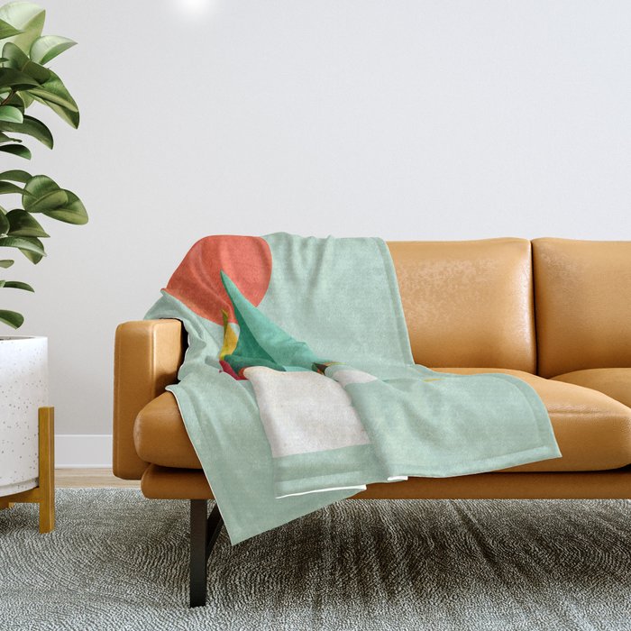 Little Geometric Tipi Throw Blanket Gallery Image 1