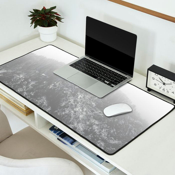And So The Adventure Begins - Snowy Mountain Desk Mat Gallery Image 2