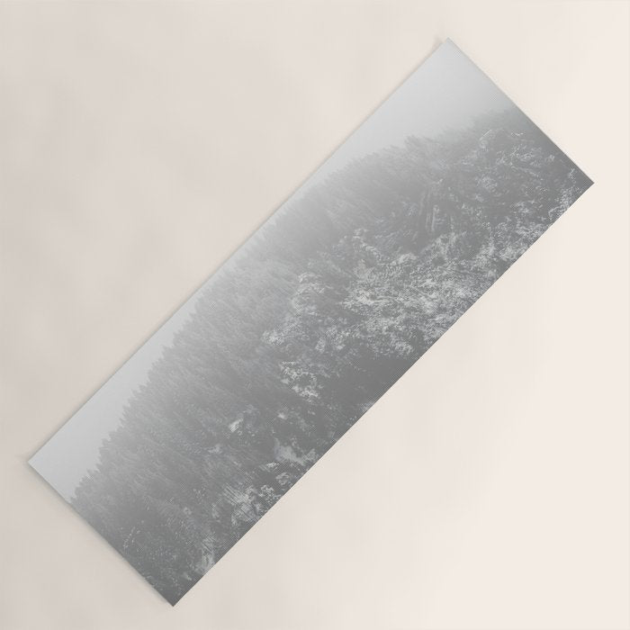 And So The Adventure Begins - Snowy Mountain Yoga Mat Gallery Image 1