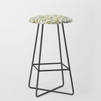 William Morris Willow Bough Green & White 1887 Stool Gallery Image 1