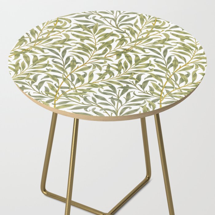 William Morris Willow Bough Green & White 1887 Side Table Gallery Image 2