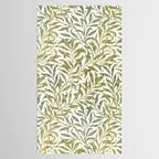 William Morris Willow Bough Green & White 1887 Tablecloth Gallery Image 2