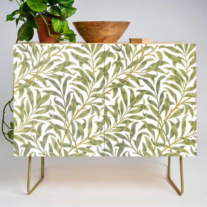 William Morris Willow Bough Green & White 1887 Credenza Gallery Image 1