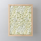 William Morris Willow Bough Green & White 1887 Mini Art Print Gallery Image 1