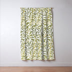 William Morris Willow Bough Green & White 1887 Window Curtain Gallery Image 3