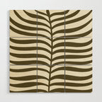 One Hundred-Leaved Plant #17 Wood Wall Art Gallery Image 1