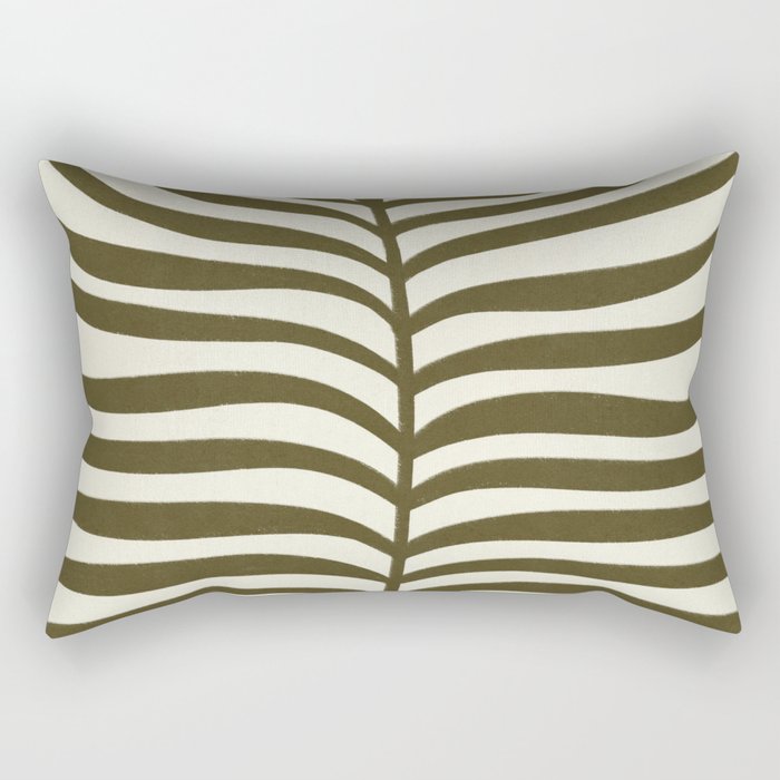 One Hundred-Leaved Plant #17 Rectangular Pillow Gallery Image 1