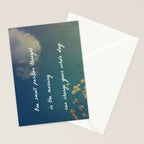 One Small Positive Thought in the Morning Stationery Card Gallery Image 2