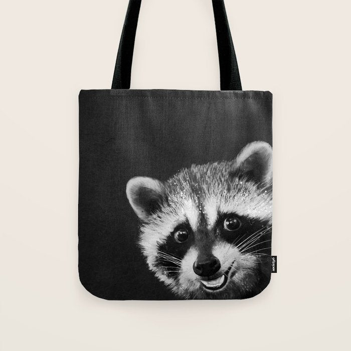 Raccoon Tote Bag Gallery Image 1