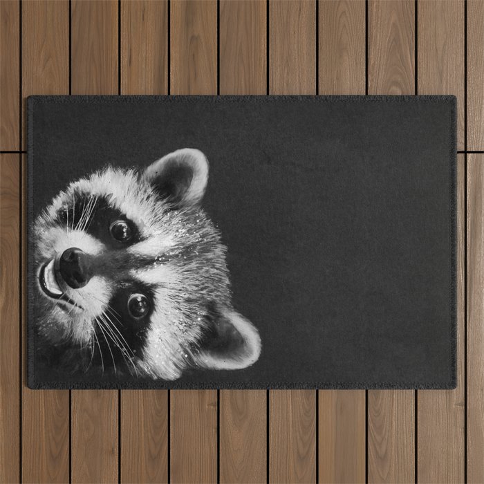Raccoon Outdoor Rug Gallery Image 1