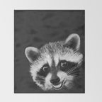 Raccoon Throw Blanket Gallery Image 2