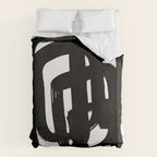 A Heavy Thought White Background Duvet Cover Gallery Image 6