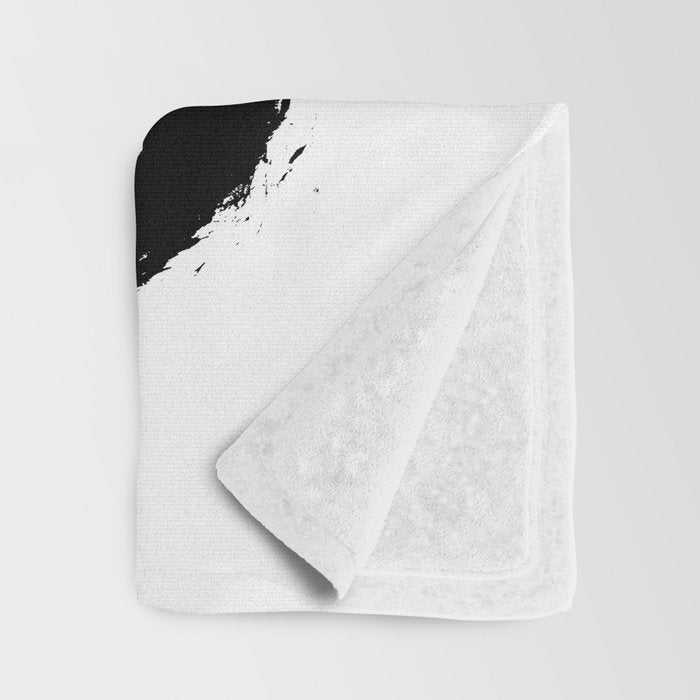 A Heavy Thought White Background Throw Blanket Gallery Image 3