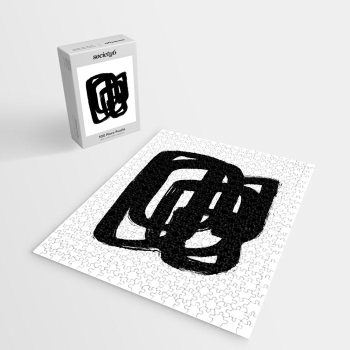 A Heavy Thought White Background Jigsaw Puzzle Gallery Image 2