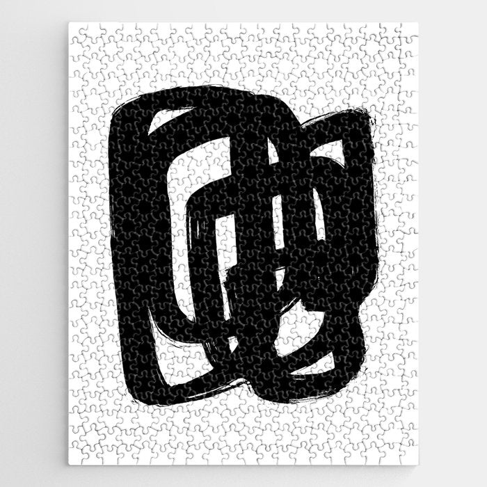 A Heavy Thought White Background Jigsaw Puzzle Gallery Image 1