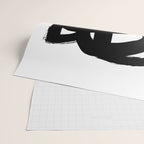 A Heavy Thought White Background Wrapping Paper Gallery Image 2