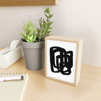 A Heavy Thought White Background Mini Art Print Gallery Image 2