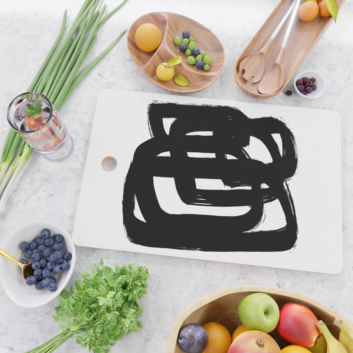 A Heavy Thought White Background Cutting Board Gallery Image 2