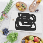 A Heavy Thought White Background Cutting Board Gallery Image 2