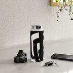 A Heavy Thought White Background Water Bottle Gallery Image 4