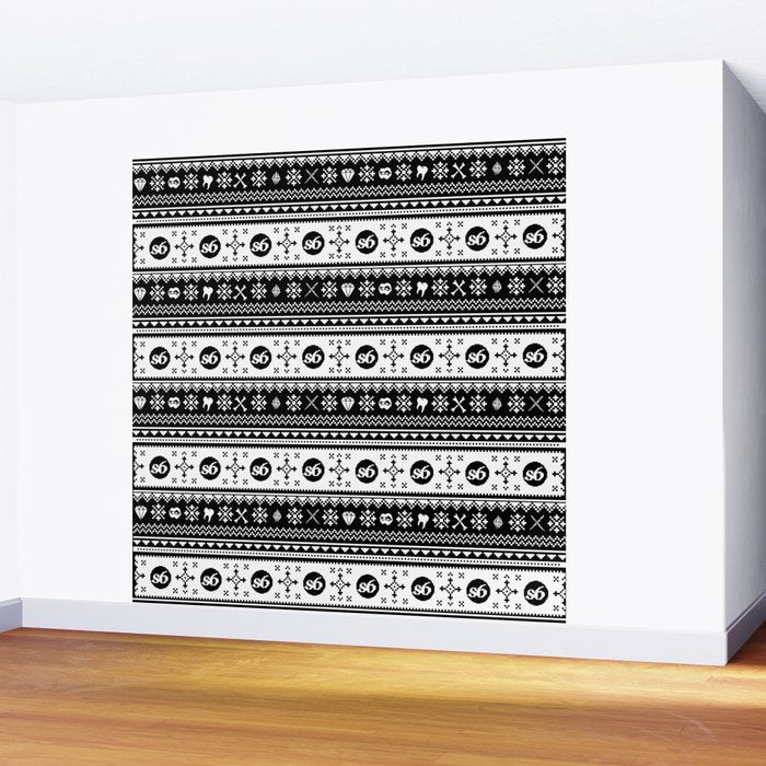 Ugly Sweater Society6 Wall Mural Gallery Image 2