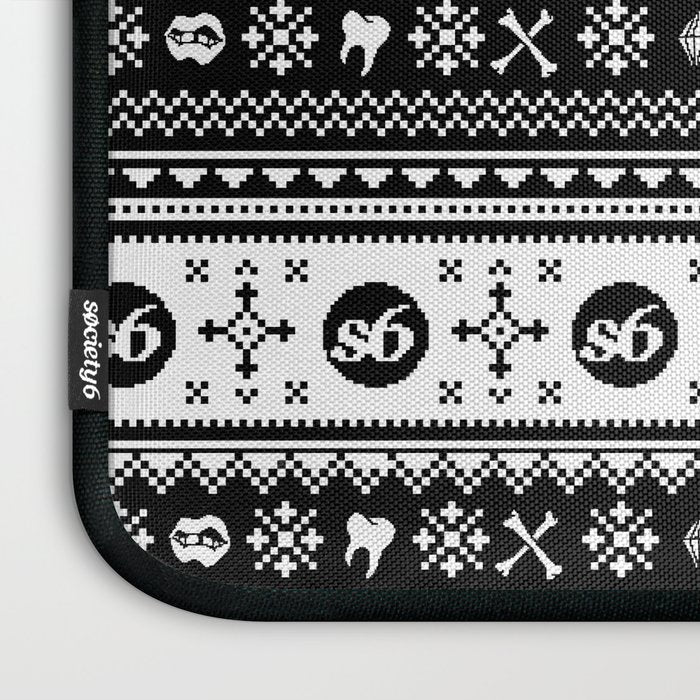 Ugly Sweater Society6 Laptop Sleeve Gallery Image 3