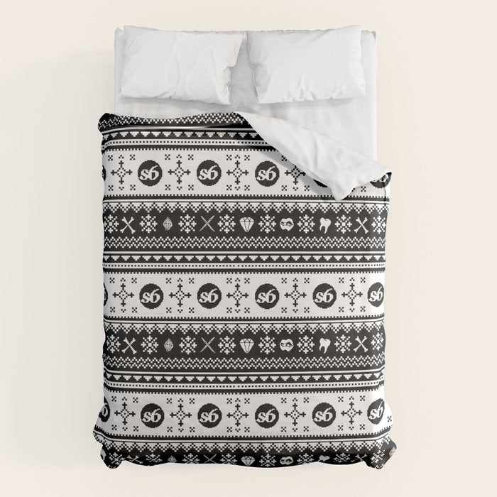 Ugly Sweater Society6 Duvet Cover Gallery Image 1